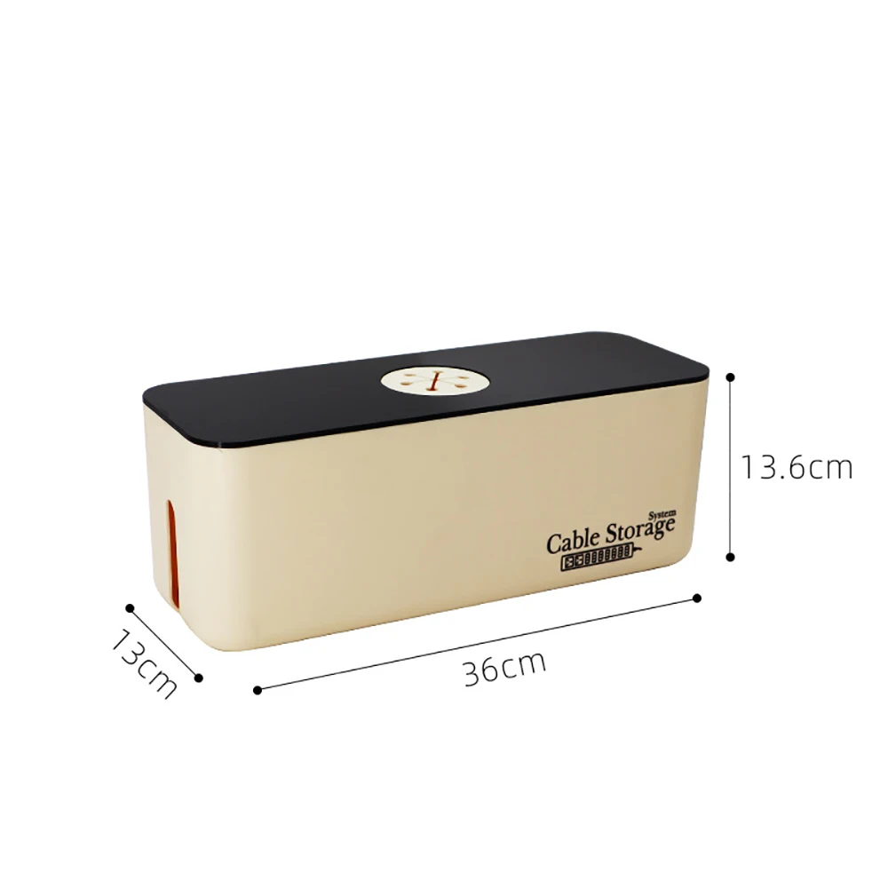 صندوق تخزين الأسلاك خط الطاقة كابل تخزين حالات مقبس الشاحن مرتب المنظم شبكة خط صندوق تخزين شاحن إدارة الأسلاك #5