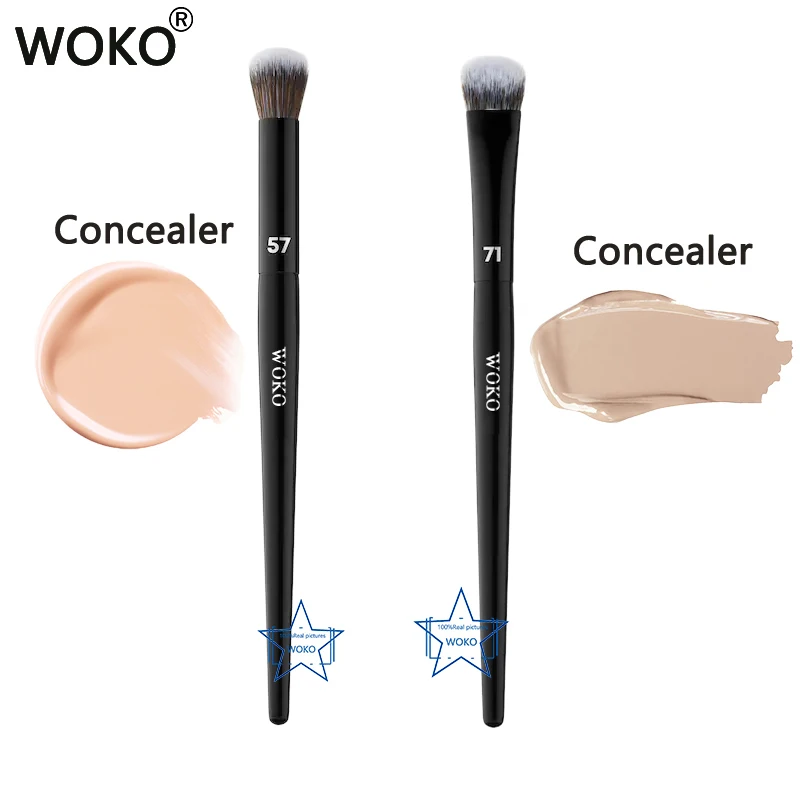 57 Pro Concealer Misch pinsel Liquid Concealer Puffer pinsel Pro 71 Professional Angle Shadow Cream Concealer Make-up Pinsel