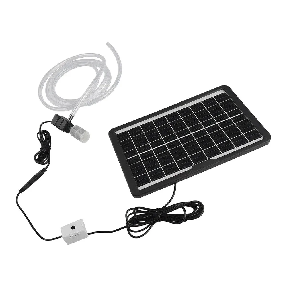 12V Submersible Solar Water Pump Kit with 6W 9V Solar Panel for Outdoor Fountain Pond Aquarium Rockery and Circulation