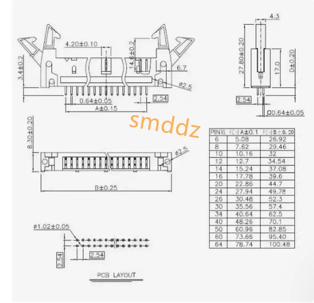 10 قطع، دبابيس مستقيمة/منحنية مطلية بالذهب لمقابس القرن، DC2-10/16/20/26/30/40/50