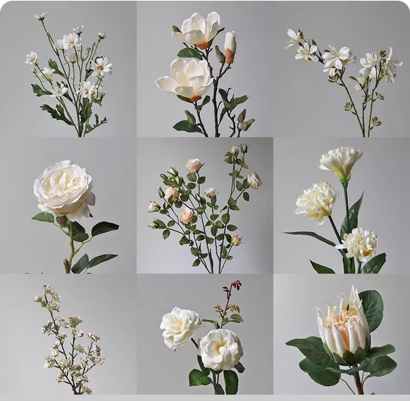Home photography simulation flower arrangement props wedding celebration wall sample room decoration ornaments