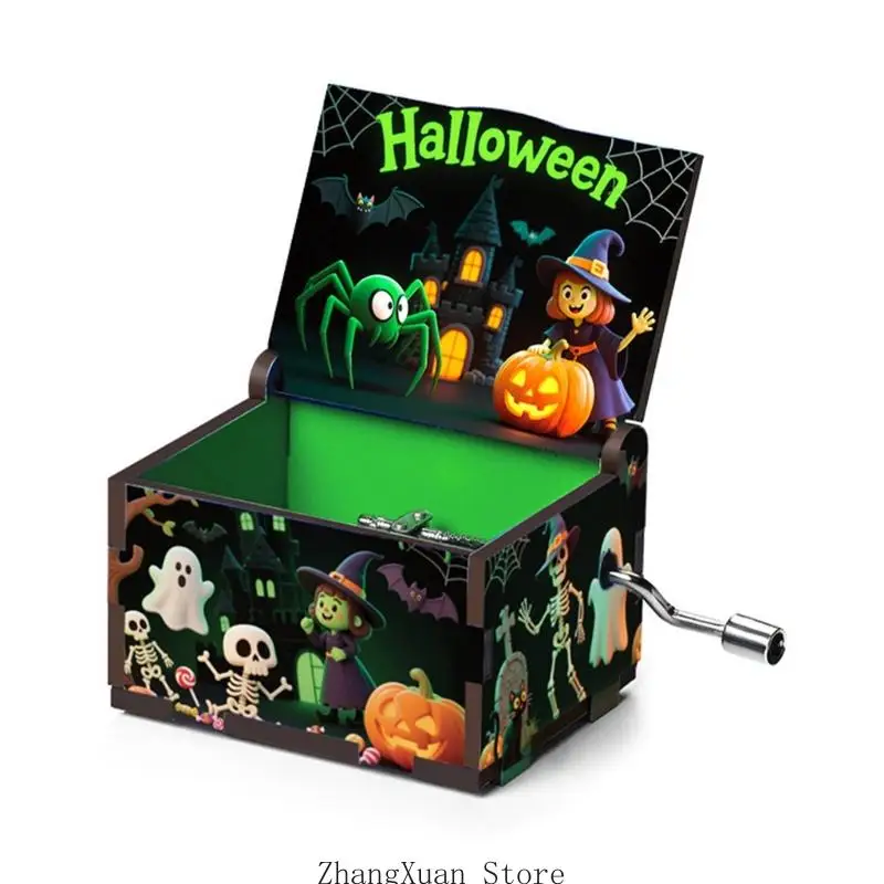 Halloween-Spieluhr mit mechanischen Bewegungen für Regalsimse und Tischdisplay 3XUF – Detail 8