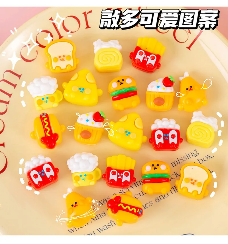Creative Cartoon Snack Eraser 3d Simulation Hamburger Design Wiping Cute Stationery For Students Reward School Supplies Gifts view 4