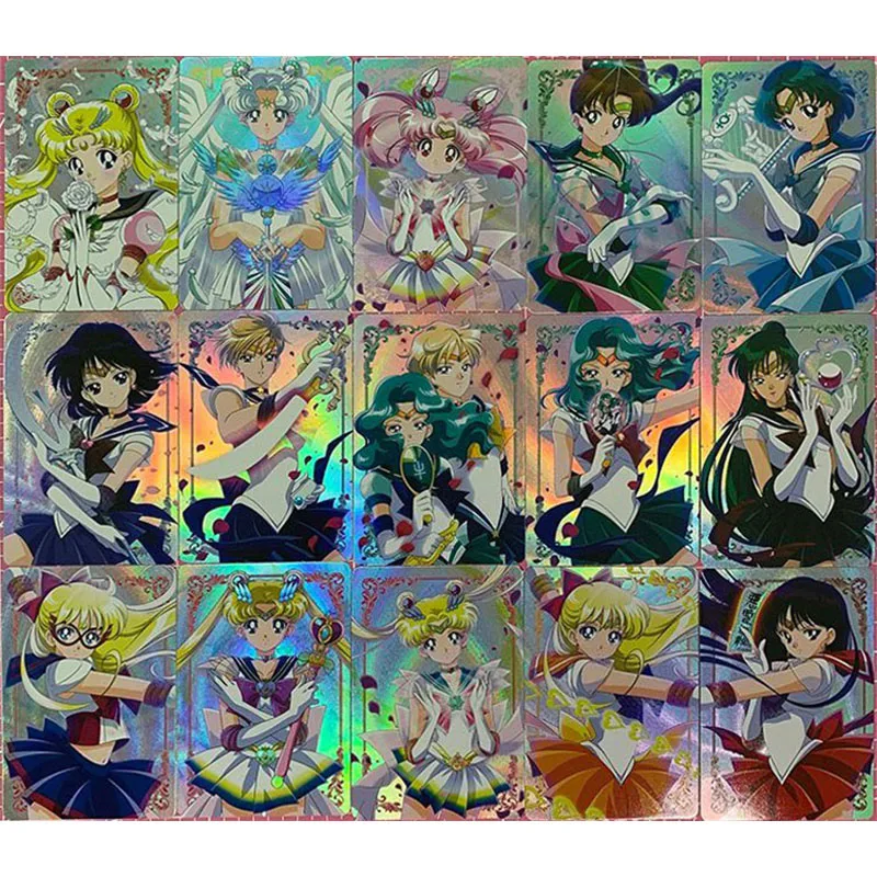 Anime Character Di Collection Kafubuki Sukino Princes Sereniti Sereniti Laser Flash Card Boy Game Toys Christmas Birthday Gifts