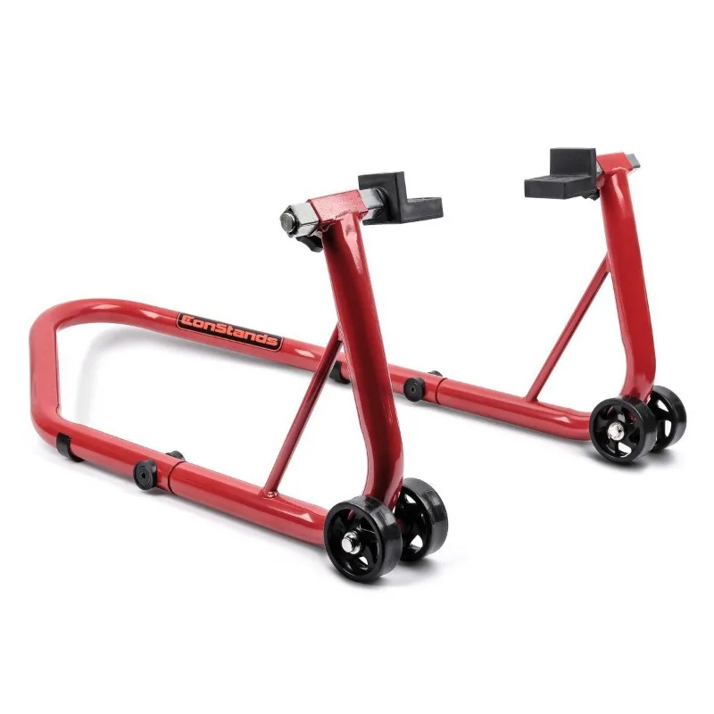 

Motorcycle starting frame, front and rear wheels in the frame, maintenance, parking frame, sealing bracket, landing gear chain