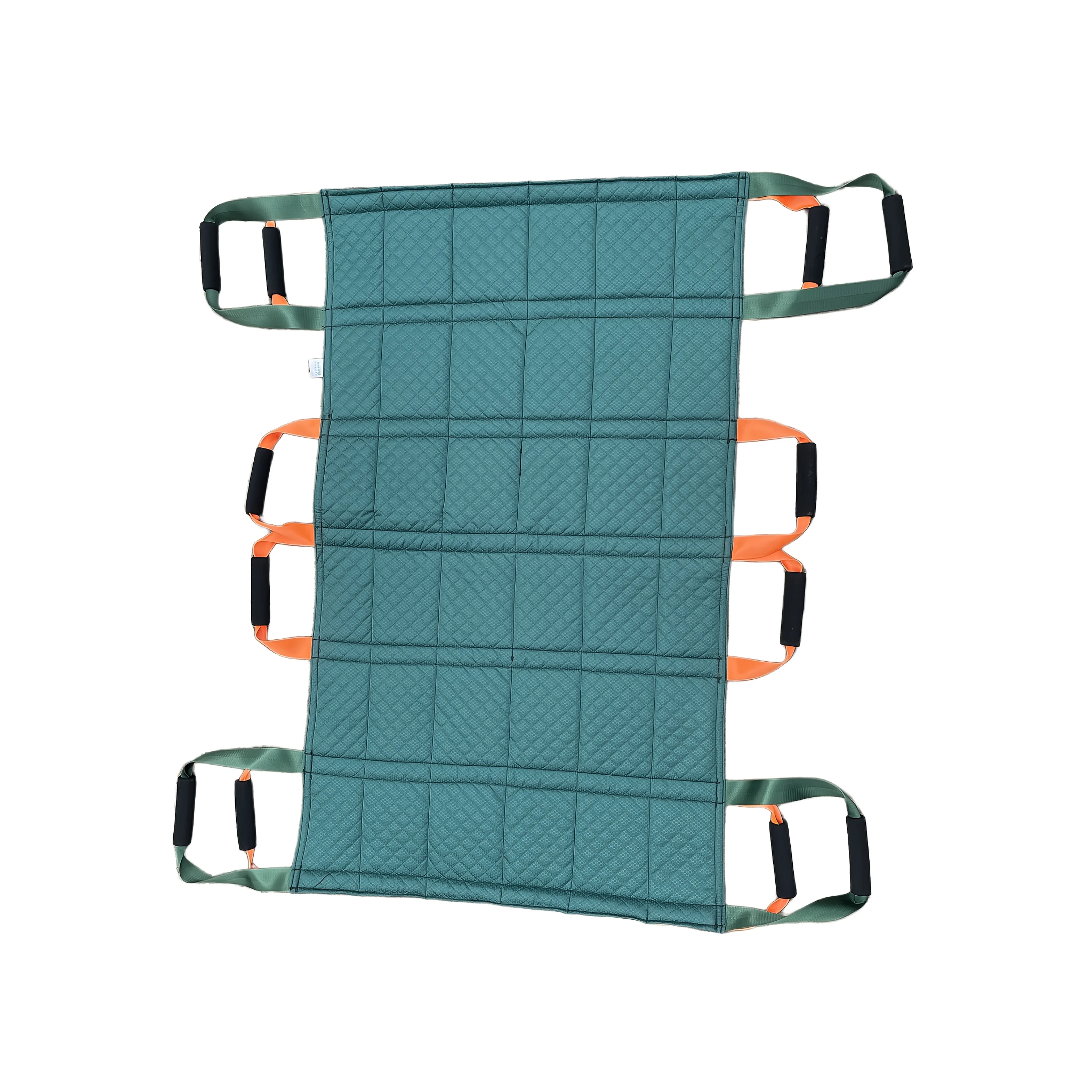 1 قطعة حصيرة نقل المريض الأخضر الداكن مع 3-Layer تنقش أكسفورد القماش النايلون الساق رفع تحول المعونة لكبار السن نقل آمن