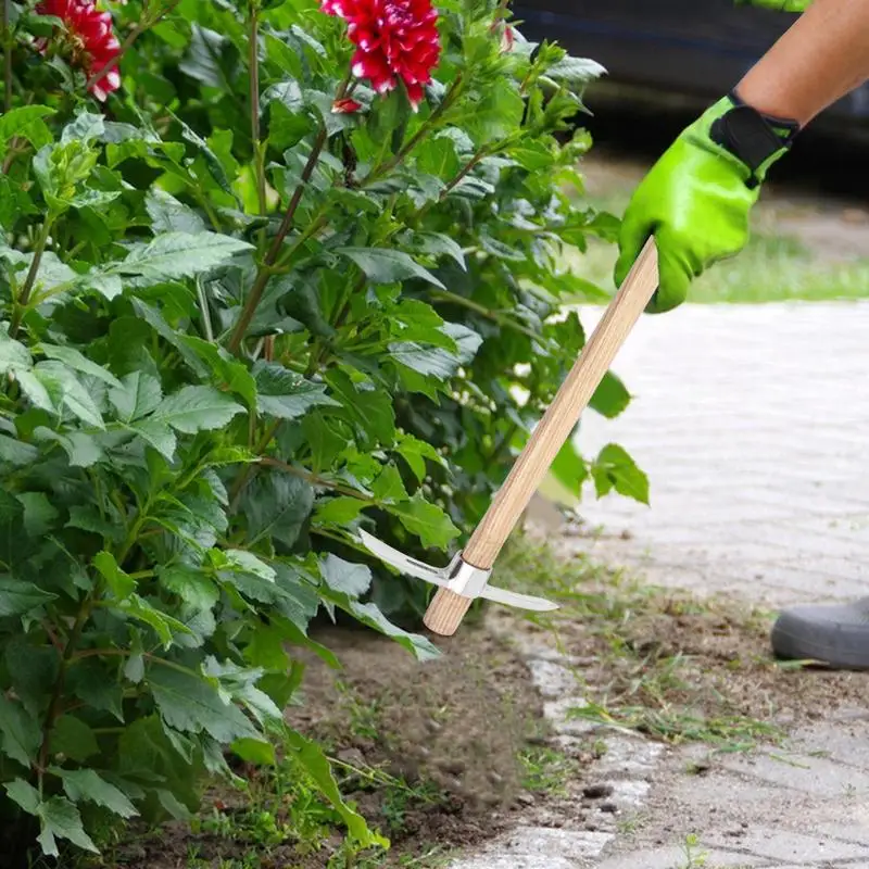 2 In 1 Graafbijlen Met Handvat Multifunctioneel Roestvrijstalen Handbijl Tuin Efficiënt Houweel Tuinieren Handgereedschap