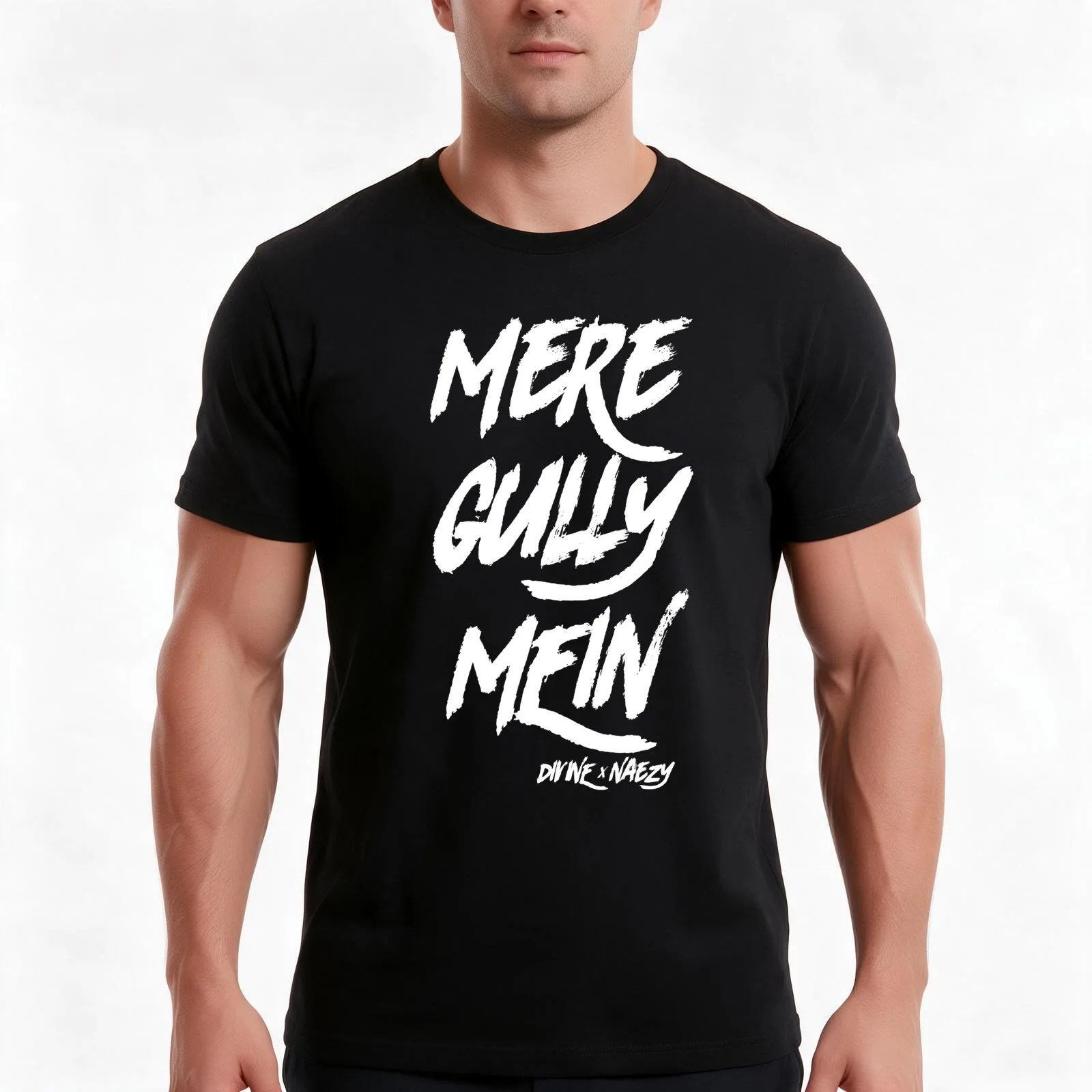 Mere Gully Mein - Gully Boy T-Shirt Summer Casual Cotton Tee Oversized Streetwear Tops Vintage Graphic Print 100% Cotton