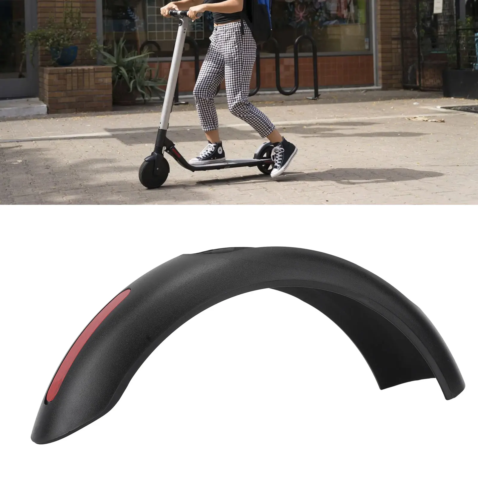 Electric Scooter Rear Mudguard Shell Rear Wheel Mudguard Plastic Shell Easy Using Durable for Xiaomi Ninebot ES1 ES2 ES3 ES4