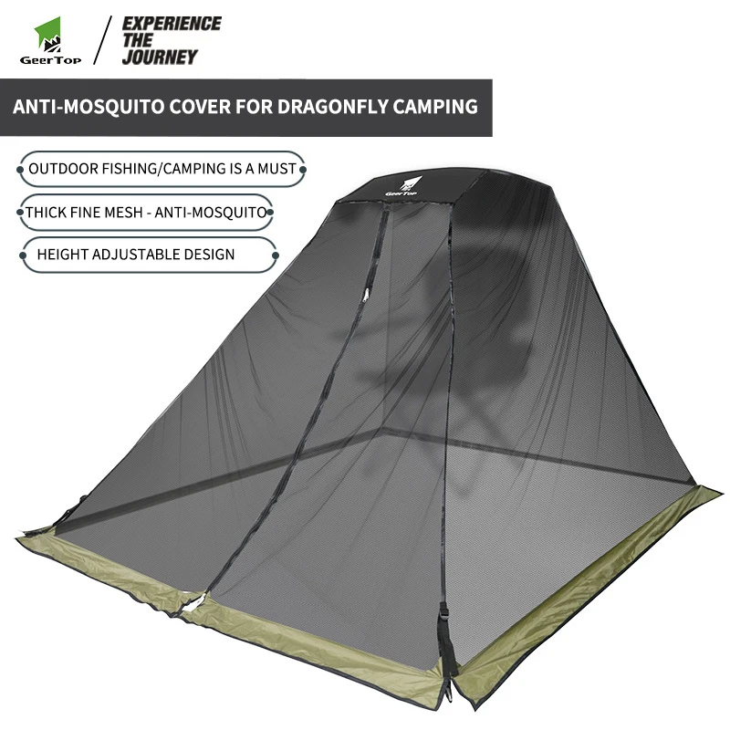 

Новая уличная москитная сетка с плотно плетеной сеткой для кемпинга, рыбалки, солнцезащитного козырька, навеса и пляжного павильона