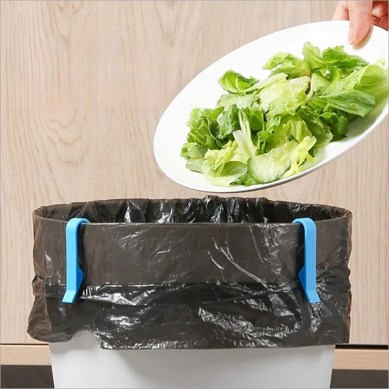 Innovative Mülleimer Klemmen rutschfester Müllbeutelhalter stilvolle Seiten Trennklemmen multifunktionales Werkzeug zum Befestigen von Papierkörben und Versiegeln von Snackbeuteln praktisches Zubehör für Küche Schlafzi – Detail 8