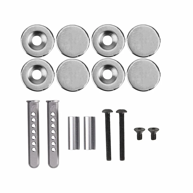 

BEDW-2X Metal RC Car Body Post Mounts Shell Column With Magnet For 1/10 RC Crawler Car Axial SCX10 II 90046 Upgrade Parts