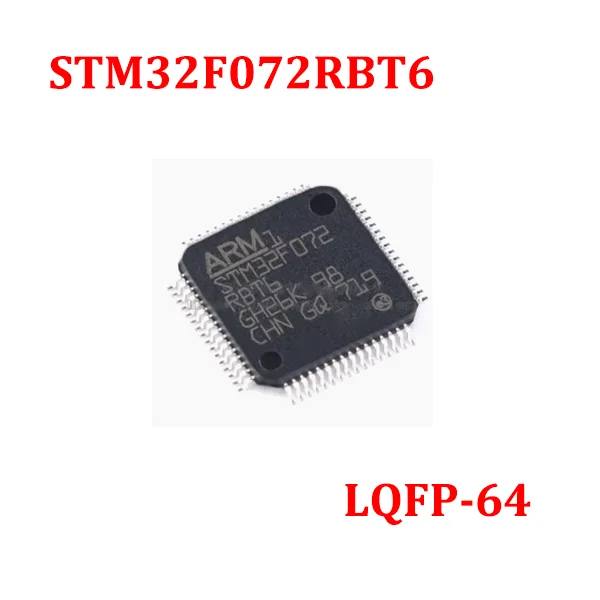 5-10Pcs/Lot Original Genuine STM32F072RBT6 STM32F072 RBT6 Package LQFP-64 ARM Cortex-M0 32-Bit Microcontroller-MCU