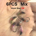 size 10 6pcs Mix