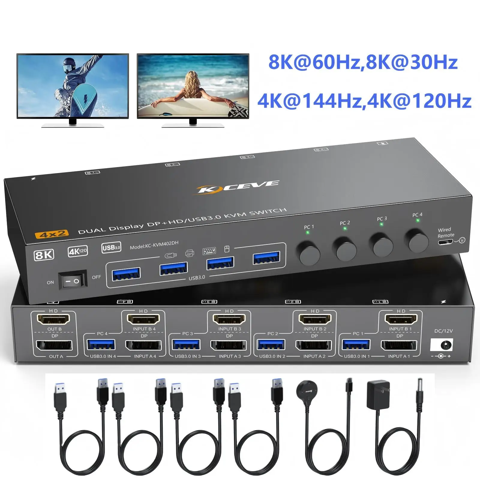 Hdmi Displayport Kv… - image