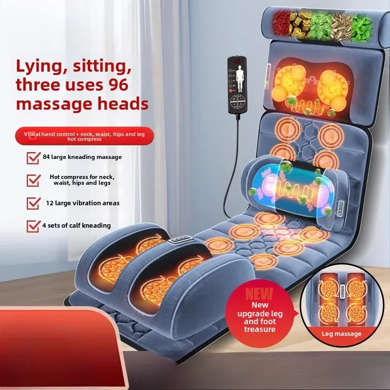 Customizable New electric massage chair, fully automatic home reclining, sitting, three-use, full-body,
