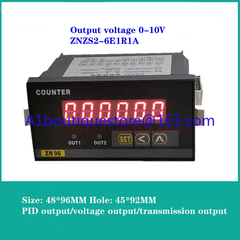 

Output Voltage Signal (0-10V) Line Speed Meter Pulse Signal ZNZS2-6E1R1A Intelligent Tachometer + Encoder,