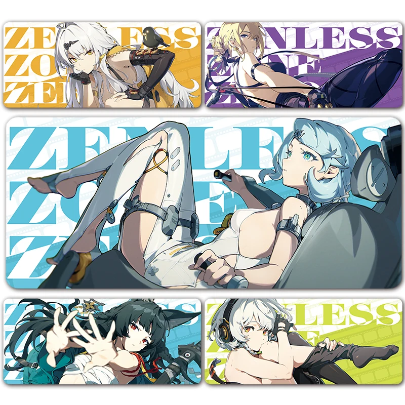 

Zenless Zone Zero Mouse Pad ZZZ Yixuan Seed Ellen Hoshimi Miyabi Jufufu Yuzuha Alice XXL Large Mousepad Keyboard Mats