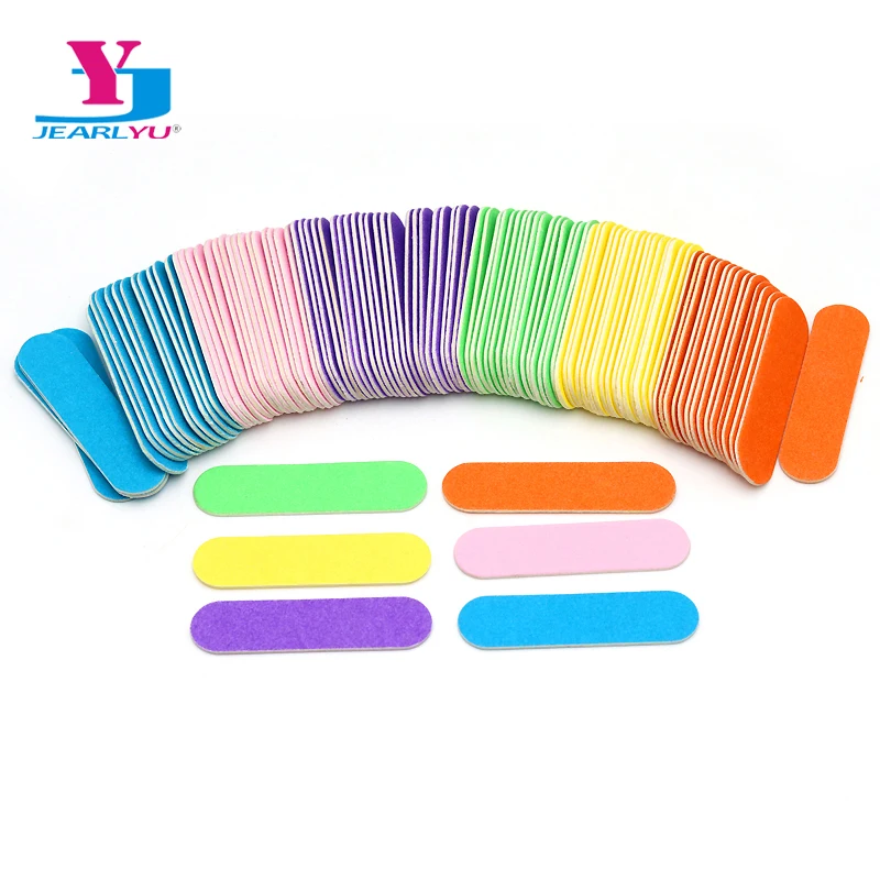 10/20 Pcs Nail Files Professional 180 240 Griting Disposable Wooden Mini Nails Accessories Manicure Supplies Nail Art Tools Set