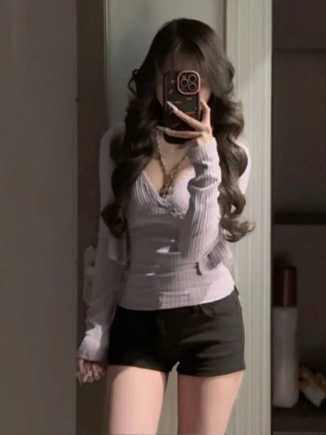 

Spring Knitted V-ne Cardigan And Tank Top Set Comfortable ort Sve Women's Faion Casual Outfit Two-piece Ensemble