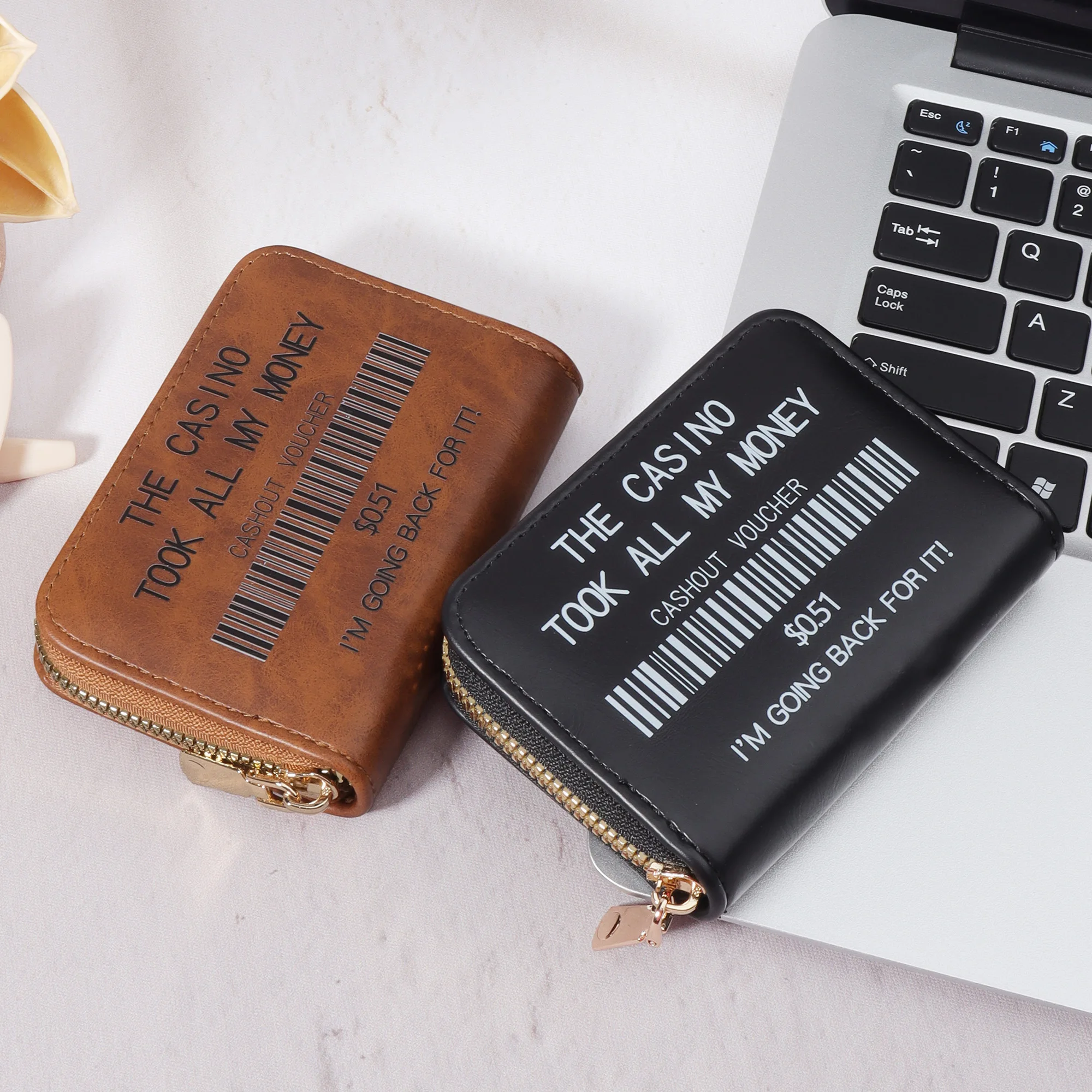 Vintage Style Large Capacity Women's Wallet - Durable Faux Leather, Multiple Card Slots And Zipper Closure, Easy To Clean