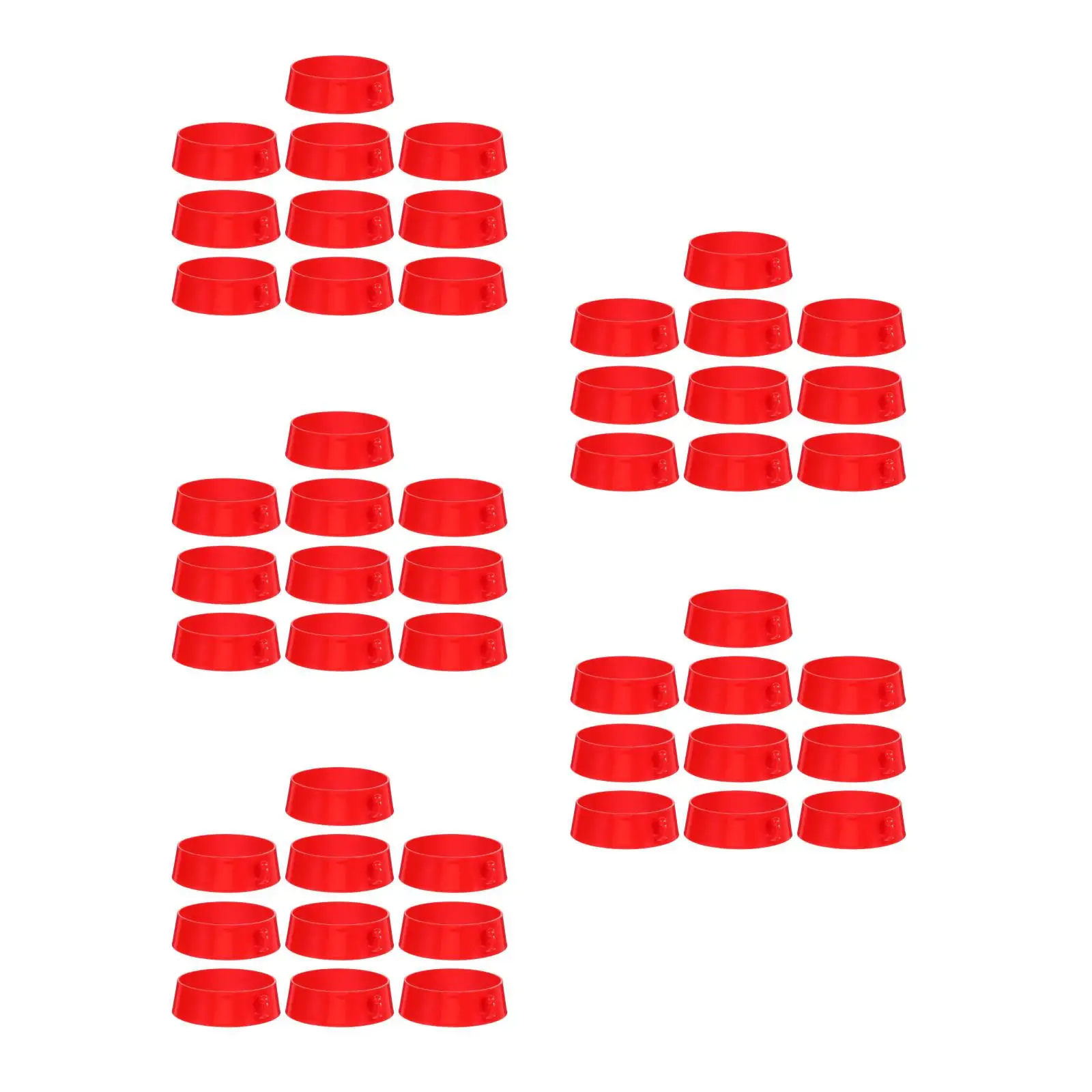 

5pcs 5 PCS Buckle Rings Parking Lot Chain Connector Construction ABS Barrier Driveway