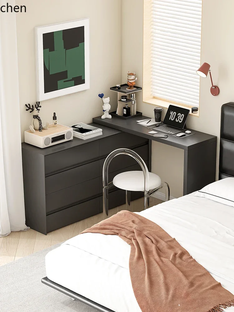 

W5.19 bedroom dresser storage cabinet chest combination integrated cabinet makeup table desk tail cabinet