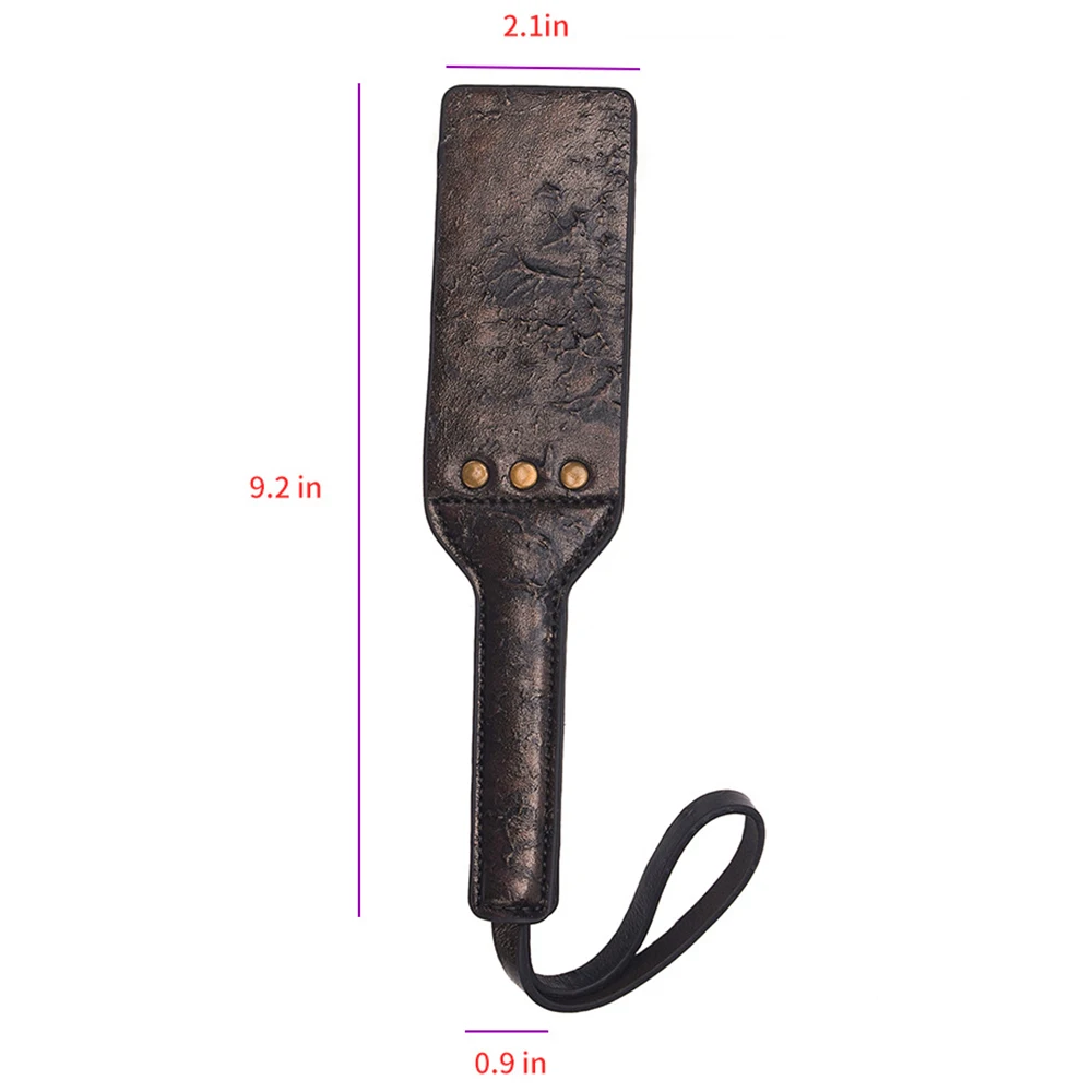 Cow Leather Double-Layers Genuine Leather Paddle,,Deluxe Riding Crop Leather Horsewhip