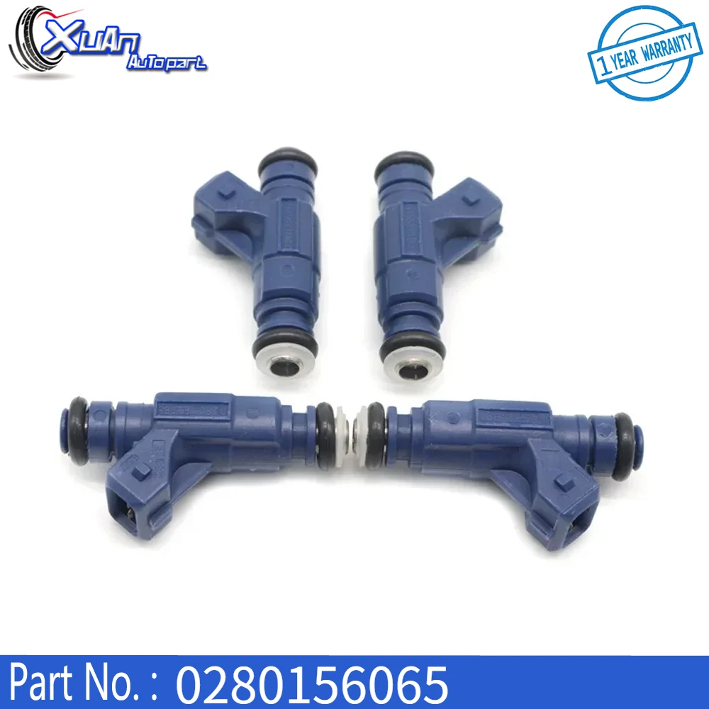 

0280156065 Car Fuel Injector Nozzle 4PCS For AUDI A4 2001-2006 For VOLKSWAGEN PASSAT 2000-2005 FJ671 06B133551M 85212185 New