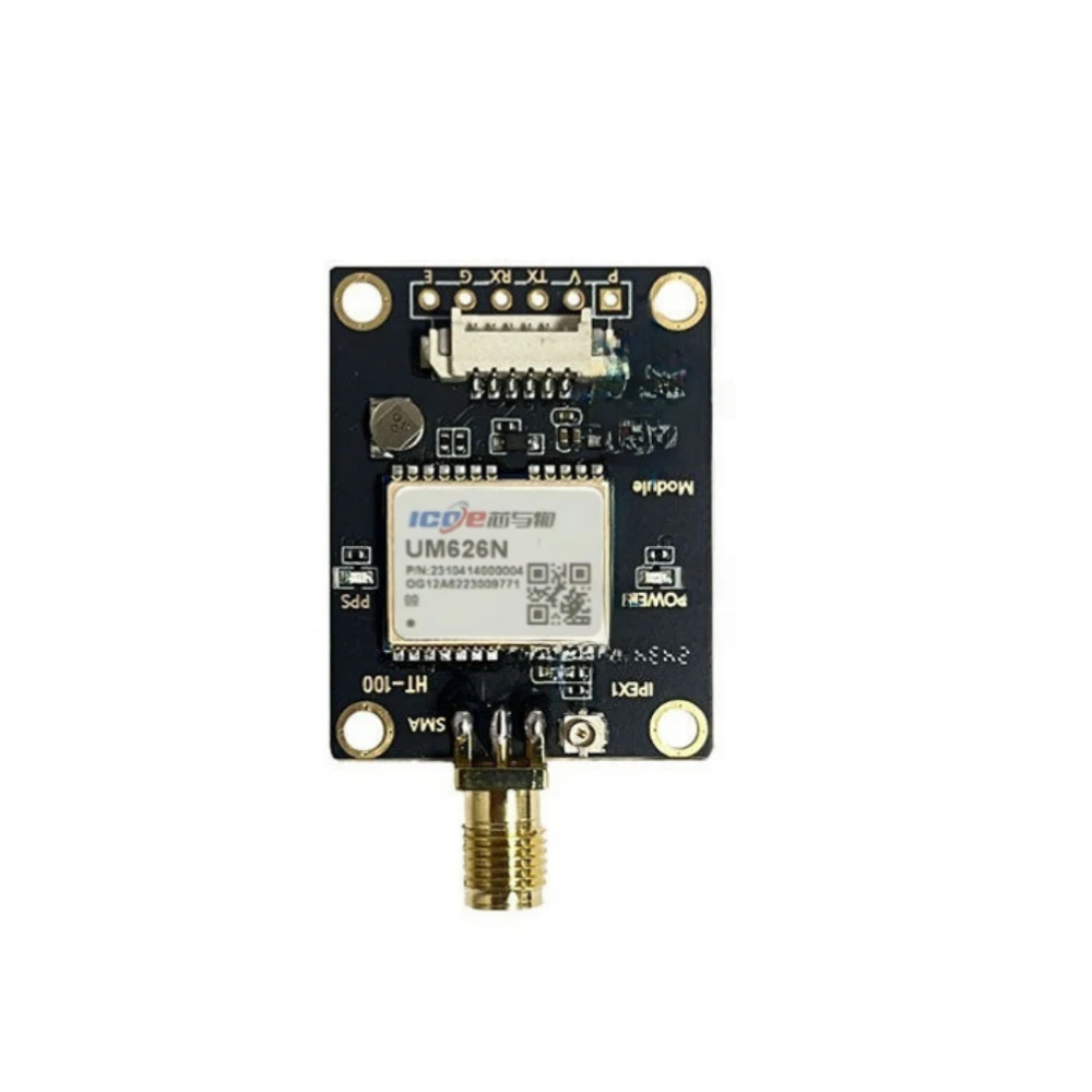 

Модуль высокоточного позиционирования UM626N с двойной частотой L1+L5 RTK, сантиметровая точность, GNSS, GPS, BDS, Galileo, данные из первичных измерений