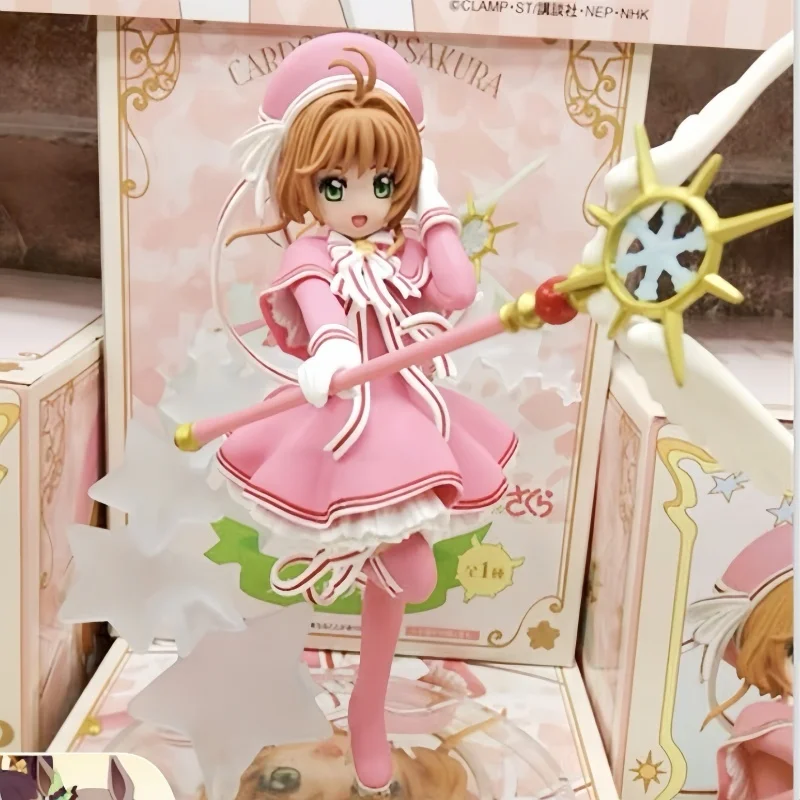 

Original Taito Kinomoto Sakura Card Captor Sakura Action Figure Daidouji Tomoyo Figurines Collectible Model Statue Doll Toy Gift