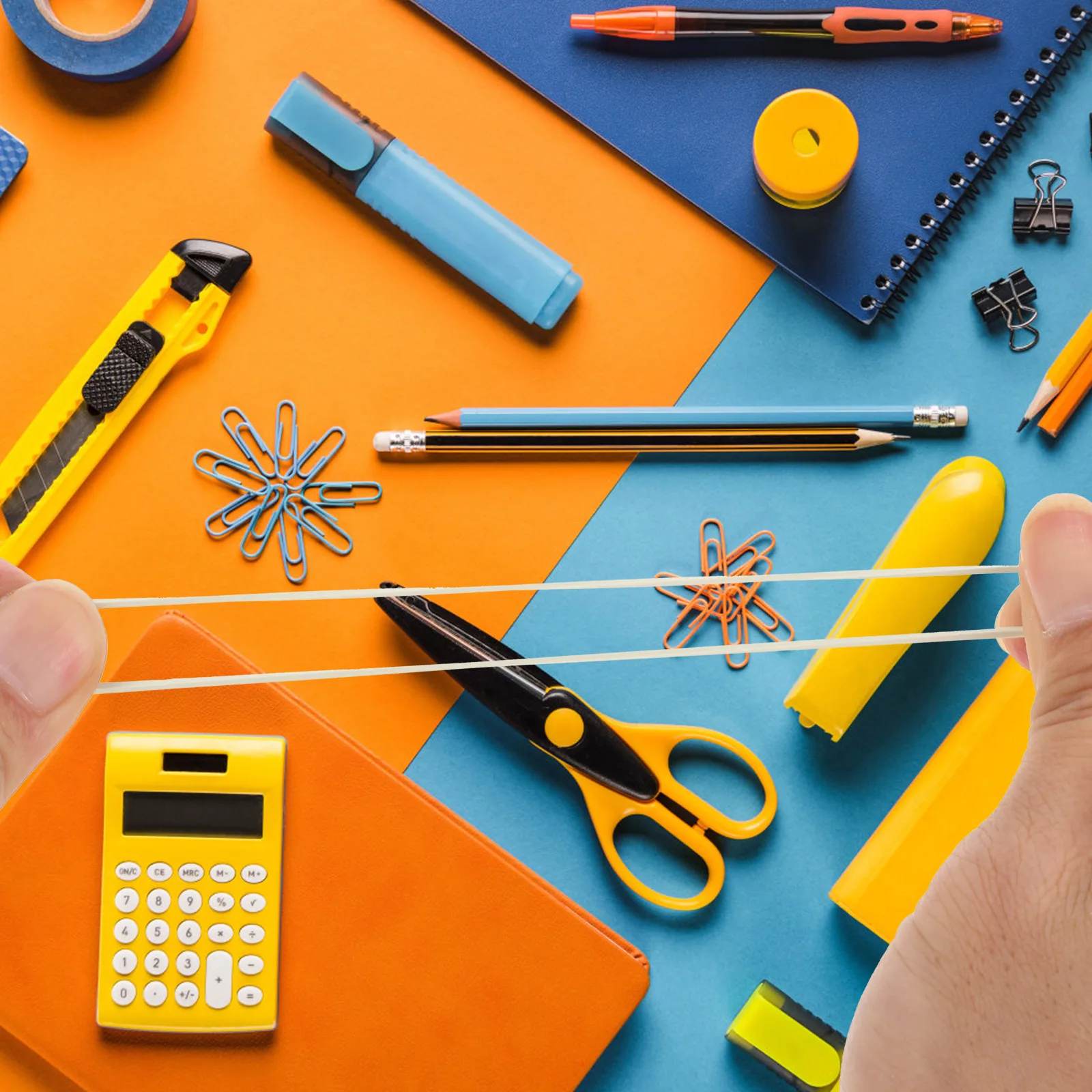 Elastic Binding Bands Rubber Bands Office Home Supplies Multi-Use Large Rubber Rings Binding Solution Organizing