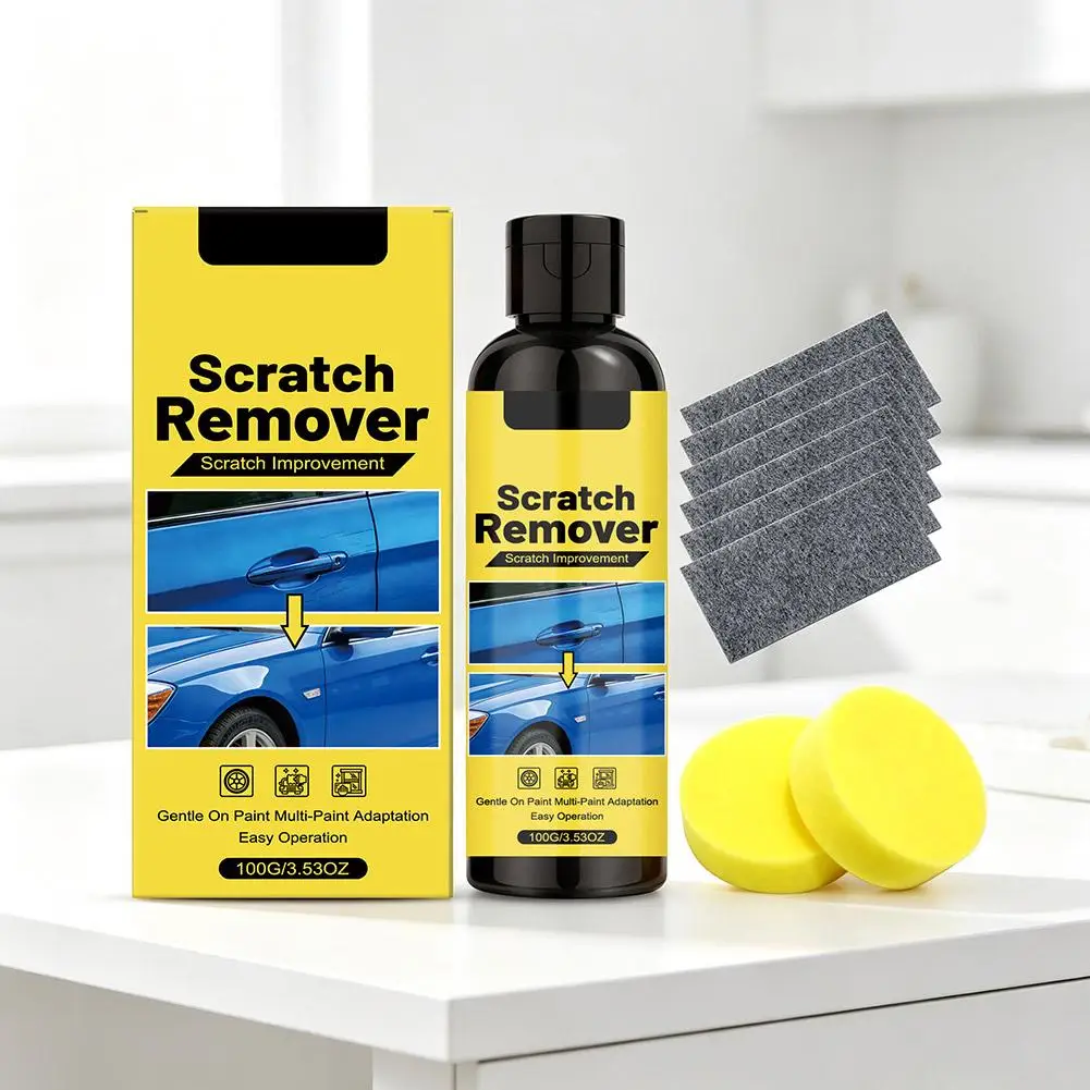 Car Scratch Repair Kit: Polishes, Restores and Brightens Dull Car Paint, Ideal for Daily Effective Maintenance and Care.