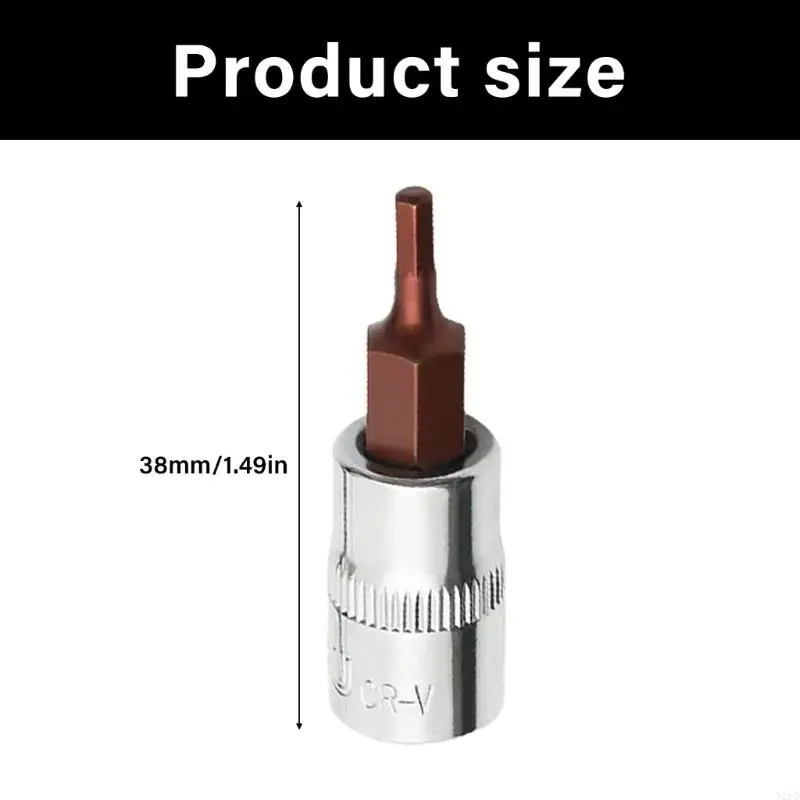مجموعة من 6 multipurpose 1/4inch محرك الأقراص مرفق الأداة الميكانيكية العملية n2ud