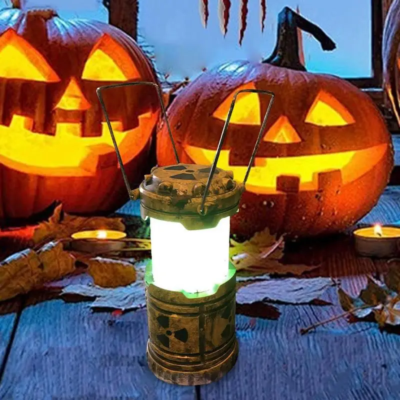 

Miniature Nuclear Reactor Lantern Creative Miniature Lamps Outdoor Table Lantern Portable Vintage Camping Lamp Outdoor Hand