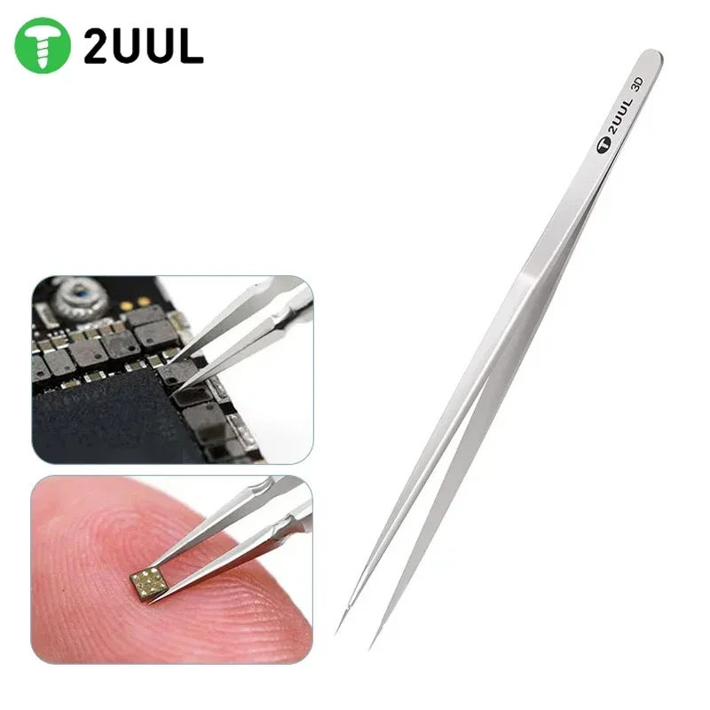 2UUL TW01 3D Hand Finish Tweezer for Mobile Phone Maintenance Anti-static High Precise Flying Wire Soldering Repair Clip