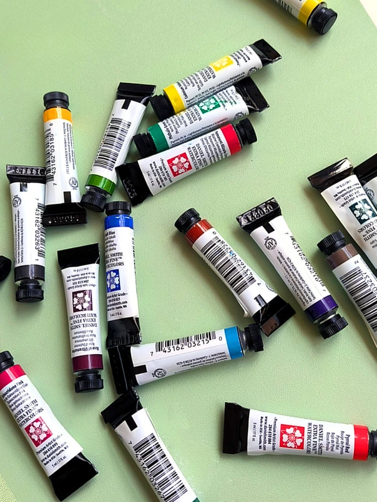 DS Master Ultra Fine Watercolor Pigment Pearl / Fluorescent Series 5ml Pojedynczy rurowy surowiec mineralny Materiały do malowania artystycznego — zdjęcie produktu 2