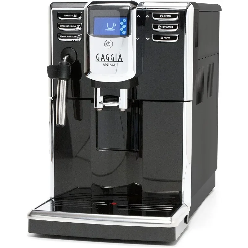 ماكينة صنع القهوة والإسبريسو من Gaggia Anima، تتضمن عصا بخار للتزبد اليدوي للخطوط والكابتشينو