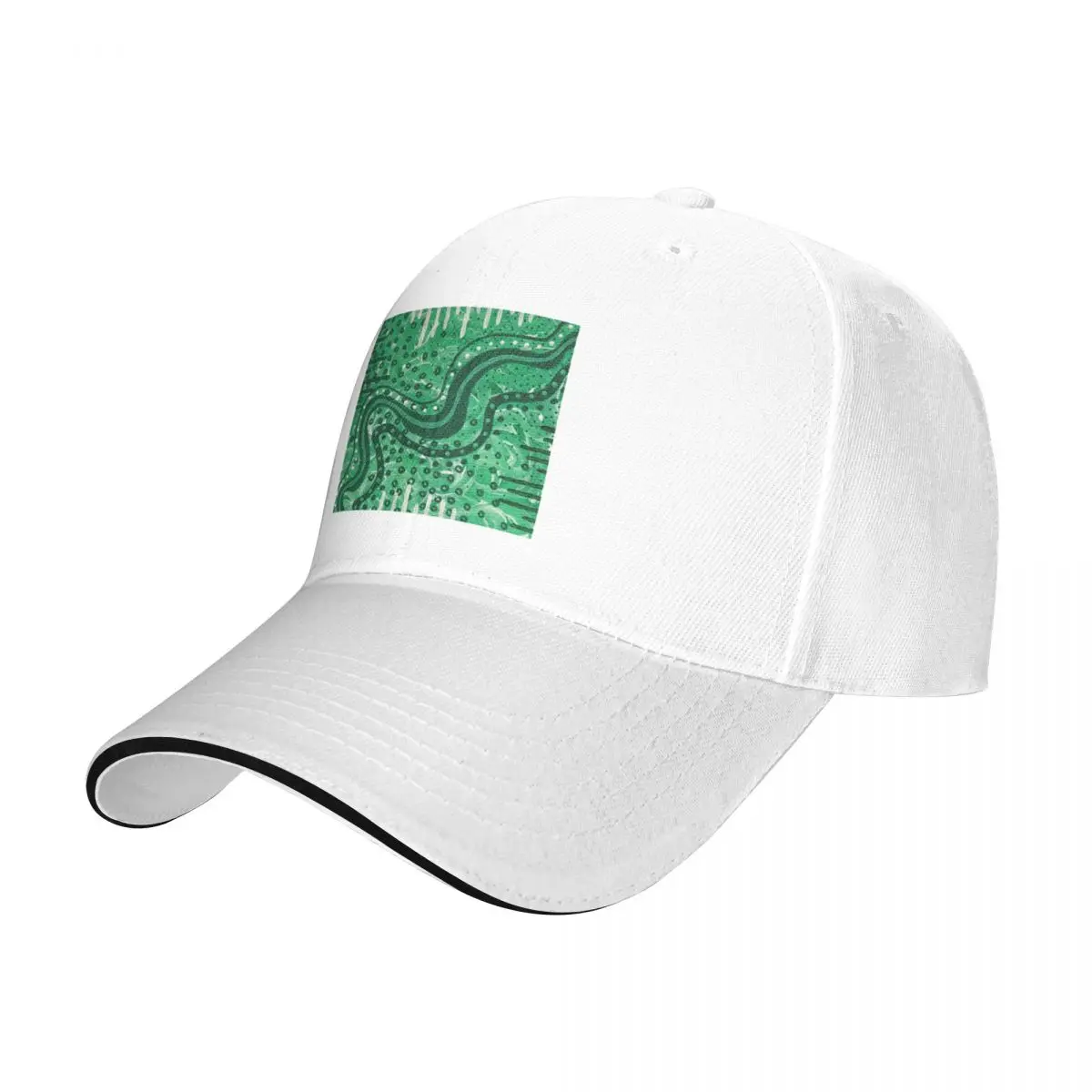 

Bright Green Machine Abstract Painting Baseball Cap Luxury Cap Snapback Cap custom Hat For Girls Men's
