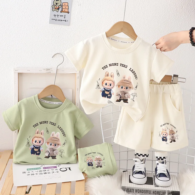 

Boys Clothes Sets Summer 2024 Children Casual T-shirts Shorts 2pcs Jogging Suit For Baby Tracksuits Kids Outfits Toddler 3 4 5Y