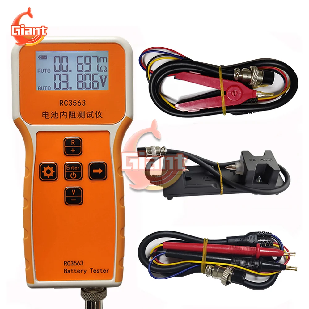 

High-end Probe RC3563 High-precision Internal Resistance Detector True Four-wire AC Lithium Lead Acid Lithium Car Battery Tester