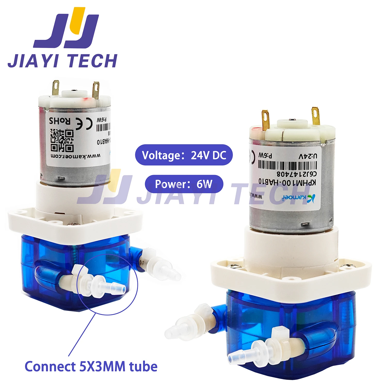 Kamoer peristaltic pump DTF printer micro peristaltic pump hot stamping machine white ink circulation pump 24V 6W