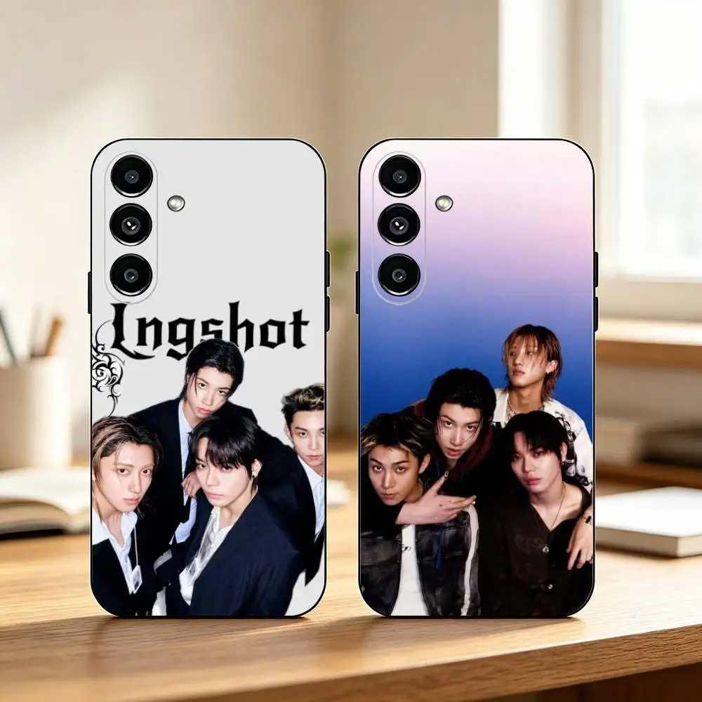 LNGSHOT Hip-hop SHOTTIE  Phone Case Black Silicone Soft For Samsung Galaxy A73,A72,A71,A70,A53,A52,A51 Gift