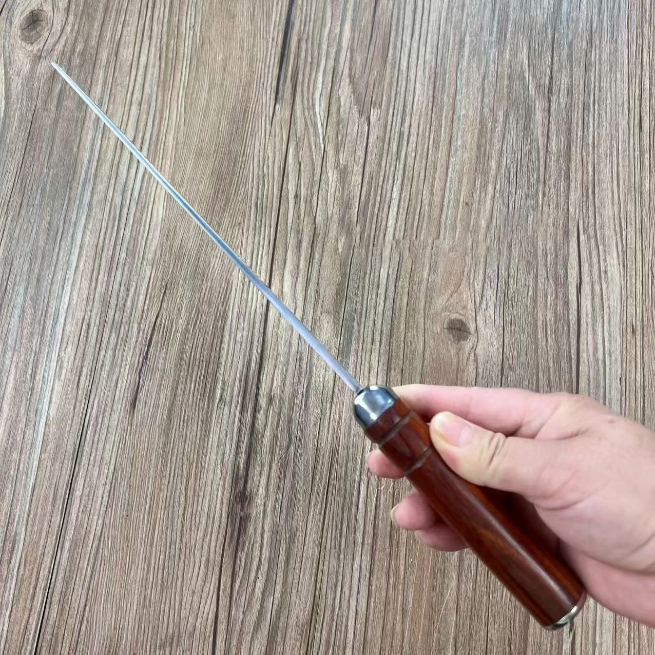 8 Inch Chinese Chef Knife Stainless Silver Steel No. 3 Sanmai-gawari Blade Cleaver Meat Slicing Vegetable Handmade Kitchen Knife