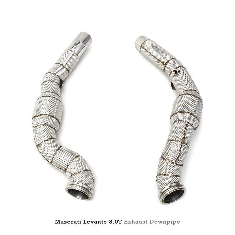 Head Section High flow Pipes Exhaust Pipes branch downpipe Exhaust Pipe with catalyst for Maserati Levante 3.0T 2017-2018