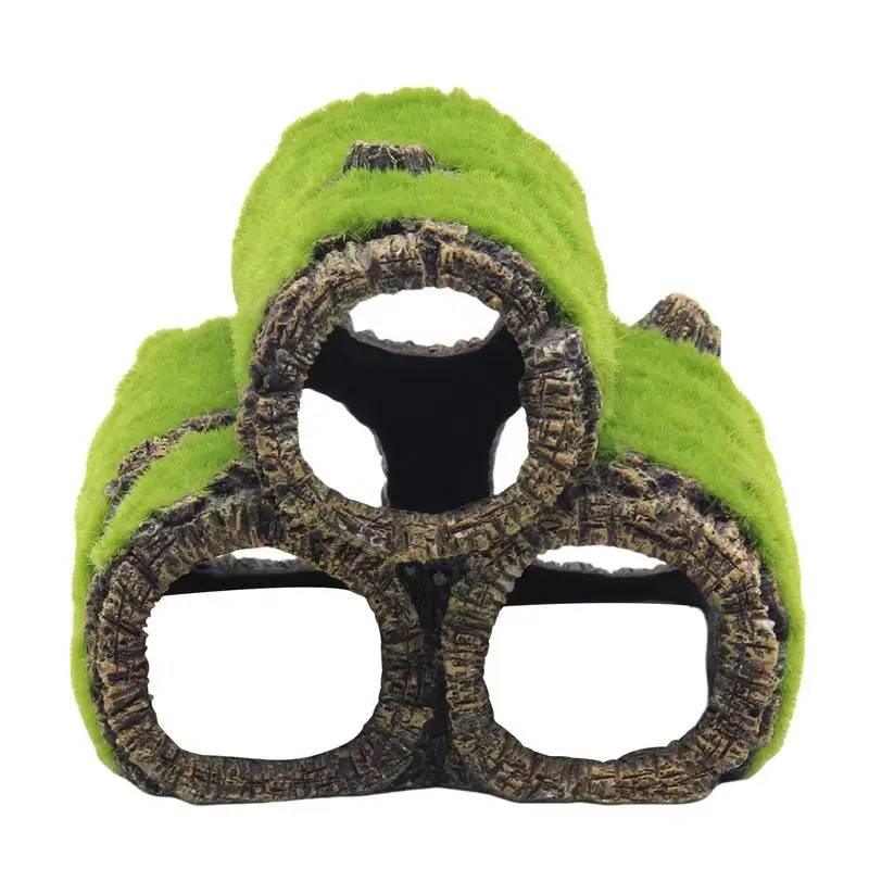 

Скрытие аквариума, аквариумная пещера с мхом, просторная съемная многофункциональная реалистичная пещера для скрытия углового разведения креветок