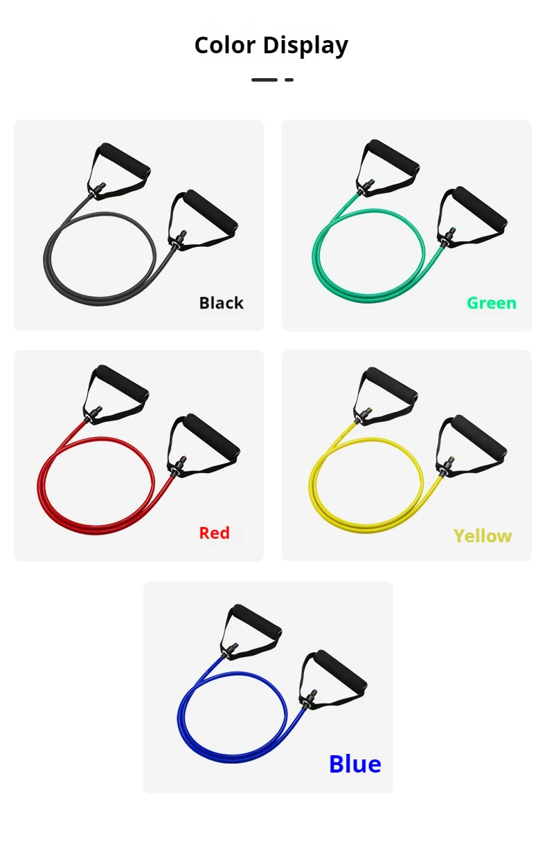 Resistance Exercise Bands With Handles For Strength Training_voghion.com