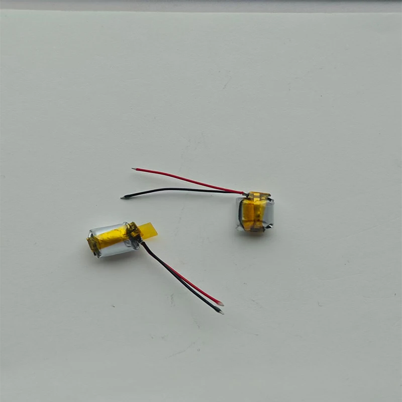 10100 60mAh 3.7V Small Cylindrical Lipo Rechargeable Battery for TWS Earphone With Protection Circuit Board