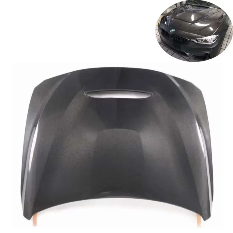 

Новый вытяжной капот двигателя из настоящего углеродного волокна в стиле GTS с болтами для 3-й серии F30/F32/F33/F35/F36 335i 340i