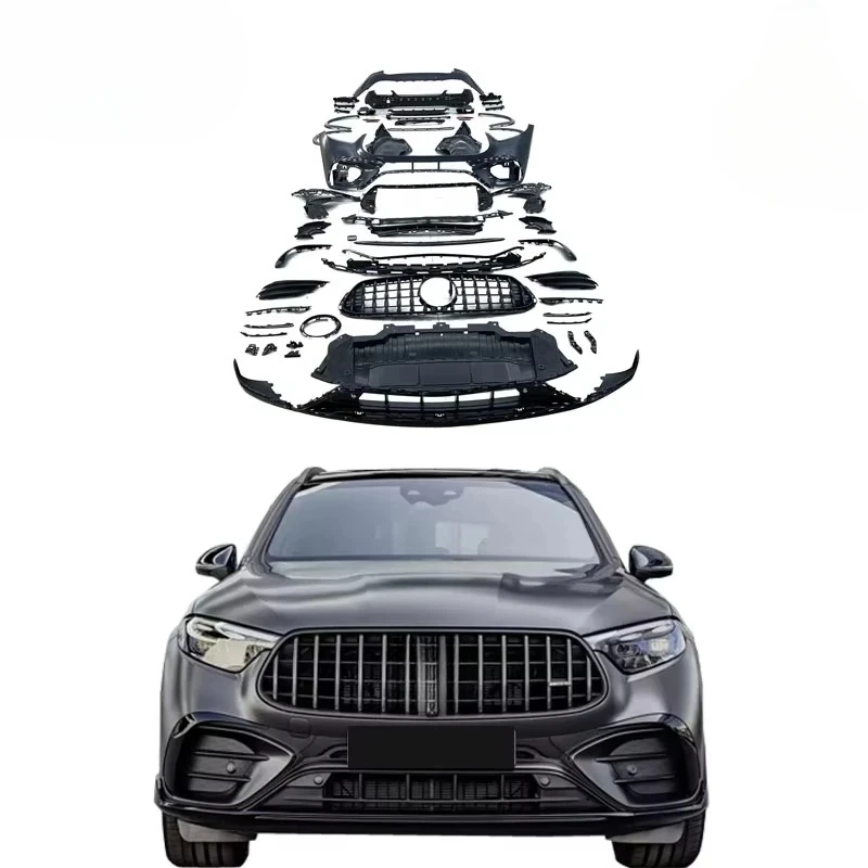 

Car Bumper GLC Class W254 Upgr GLC63 Body Kit Front Bumper Grille Rear Bumper Flare 2023-2024